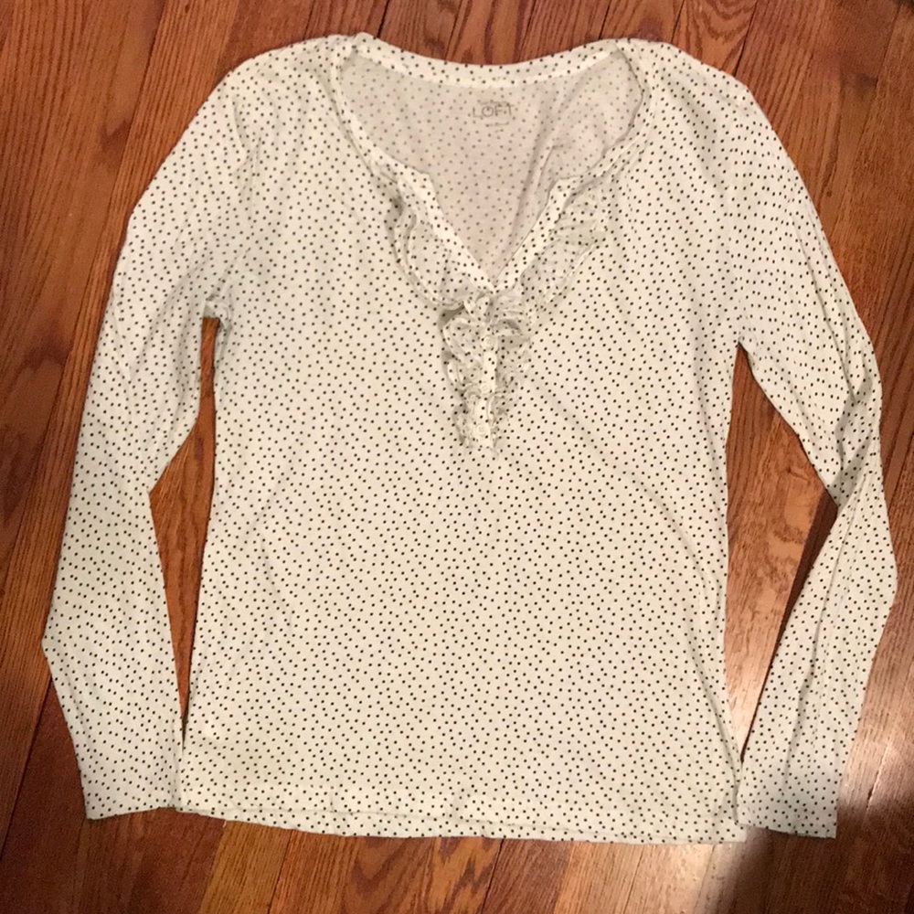 LOFT Ruffle Top